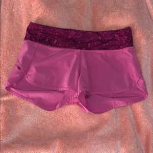 PINK LULU SPEED UP SHORTS